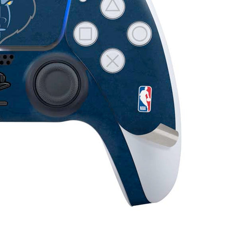 NBA Memphis Grizzlies Distressed PS5 Controller Skin